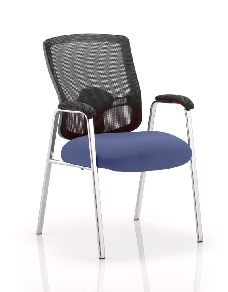 Form Medium Mesh Back (Straight Leg) Visitor Chair with Arms - Image 11
