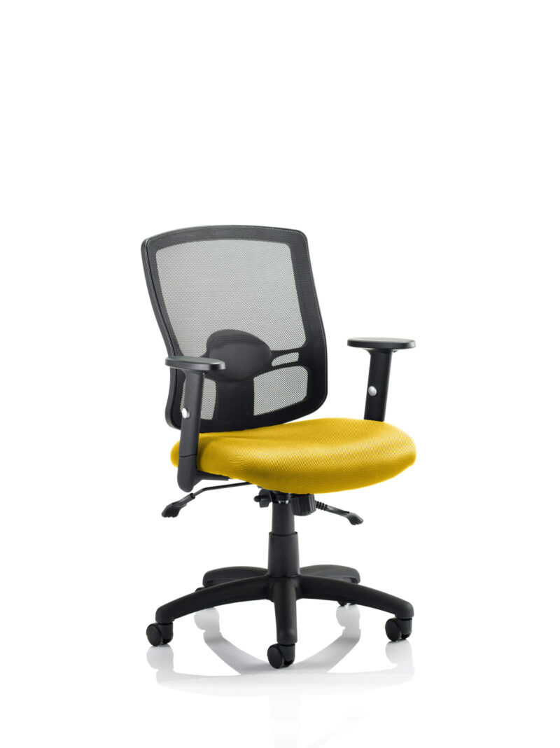 Form II Medium Mesh Back Task Operator Office Chair with Arms - Image 13