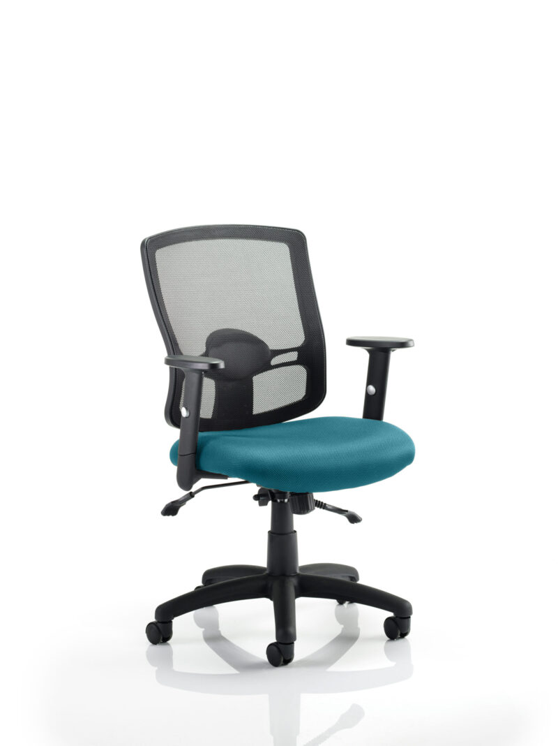 Form II Medium Mesh Back Task Operator Office Chair with Arms - Image 15