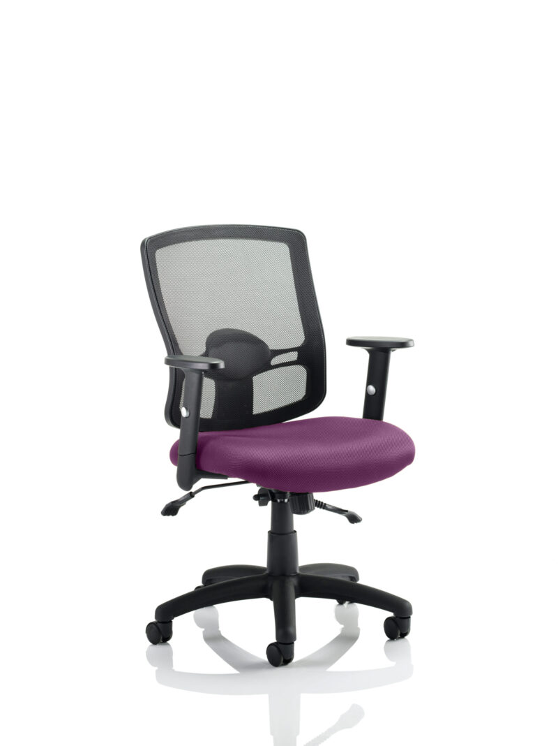 Form II Medium Mesh Back Task Operator Office Chair with Arms - Image 16