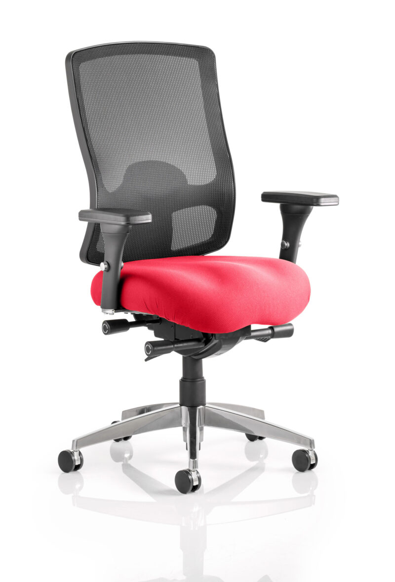 Scale High Mesh Back Ergonomic Task Operator Office Chair with Arms - Image 9