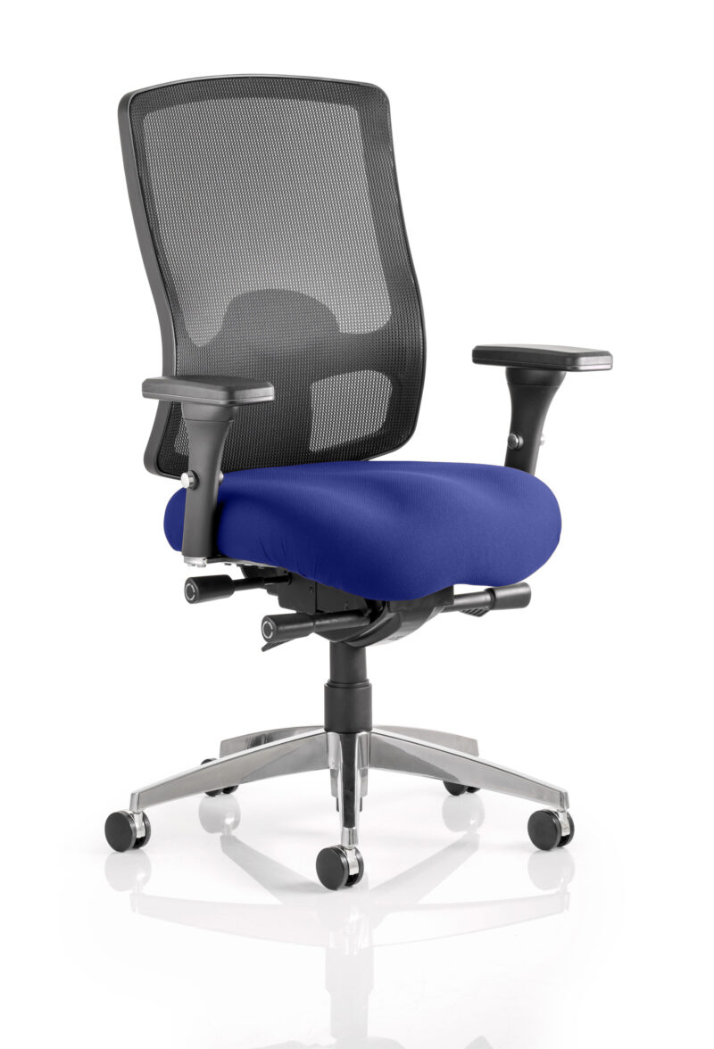 Scale High Mesh Back Ergonomic Task Operator Office Chair with Arms - Image 11