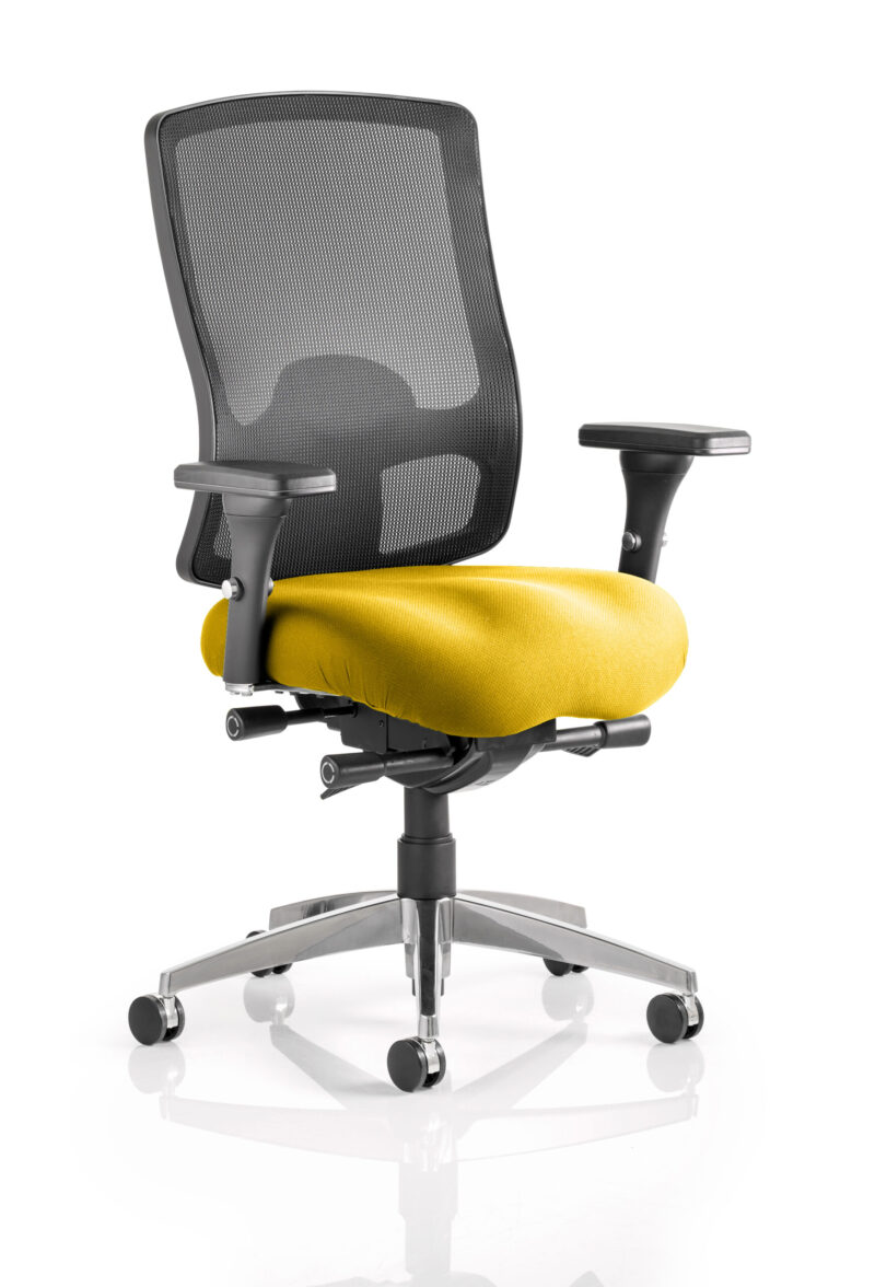 Scale High Mesh Back Ergonomic Task Operator Office Chair with Arms - Image 13