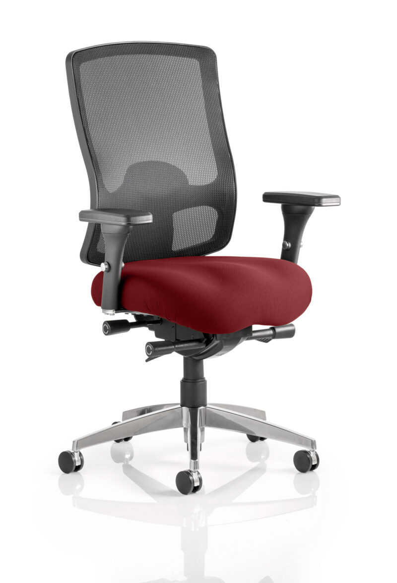 Scale High Mesh Back Ergonomic Task Operator Office Chair with Arms - Image 14