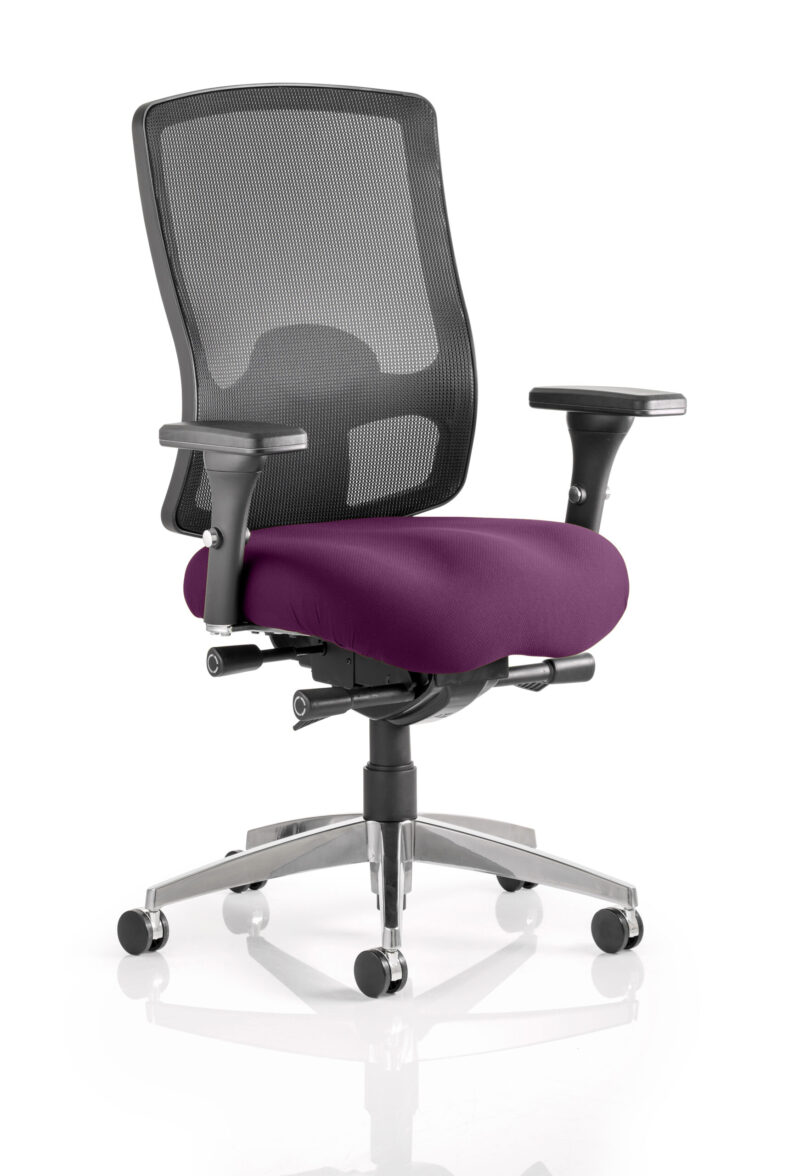 Scale High Mesh Back Ergonomic Task Operator Office Chair with Arms - Image 16