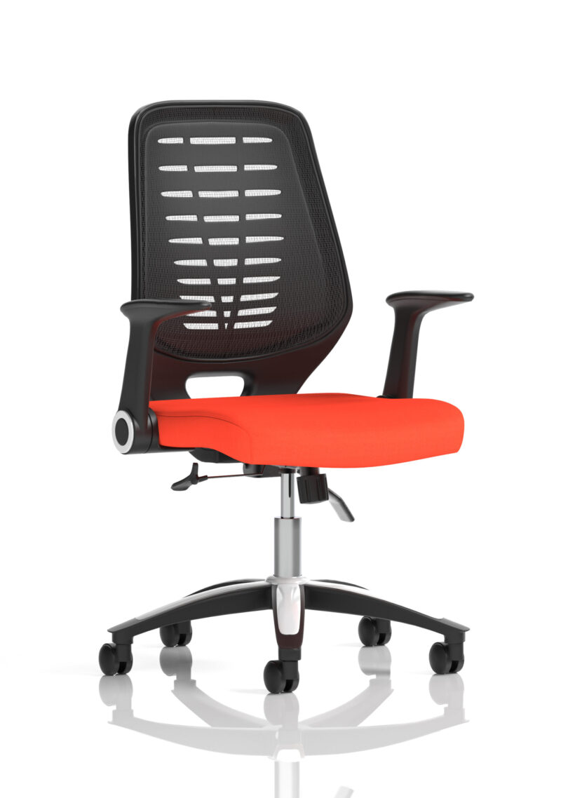 Croft Medium Mesh Back Task Operator Office Chair with Arms - Image 13