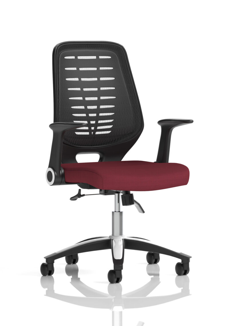 Croft Medium Mesh Back Task Operator Office Chair with Arms - Image 17