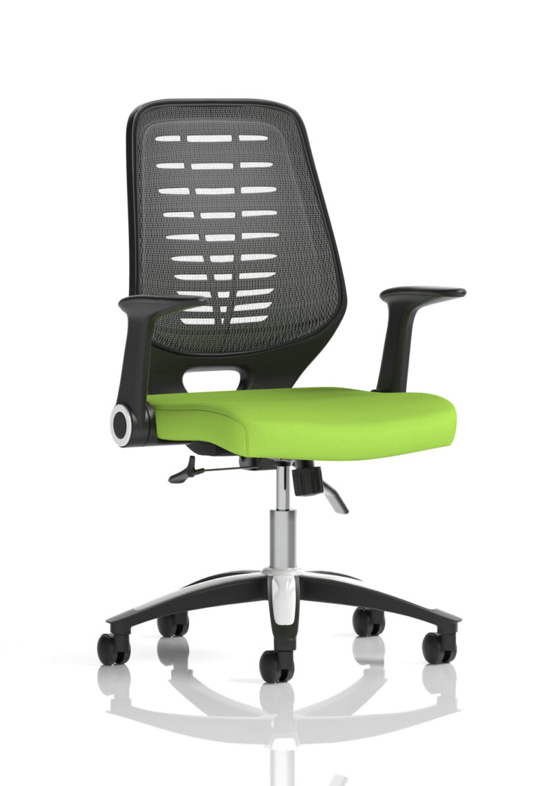 Croft Medium Mesh Back Task Operator Office Chair with Arms - Image 30