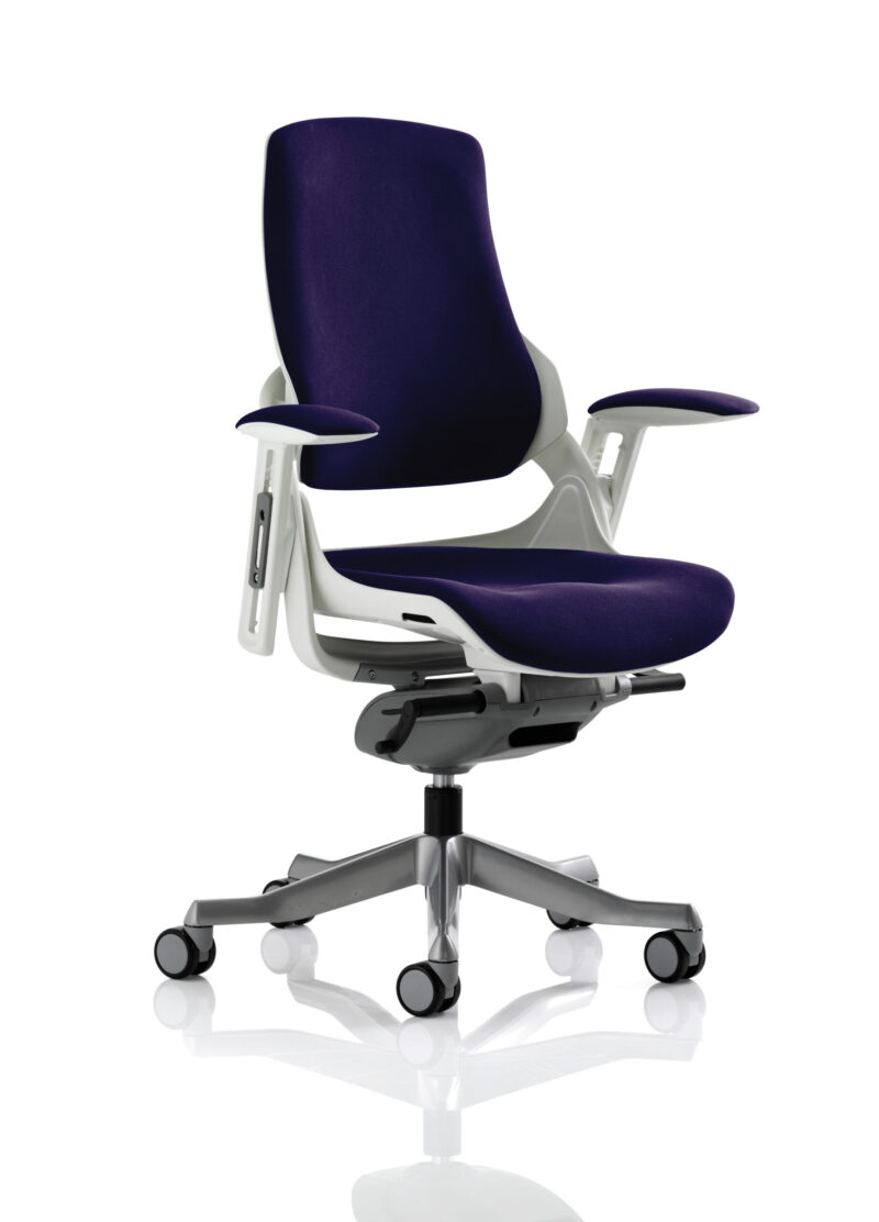 Grasp High Back White Shell Executive Office Chair with Arms - Image 57