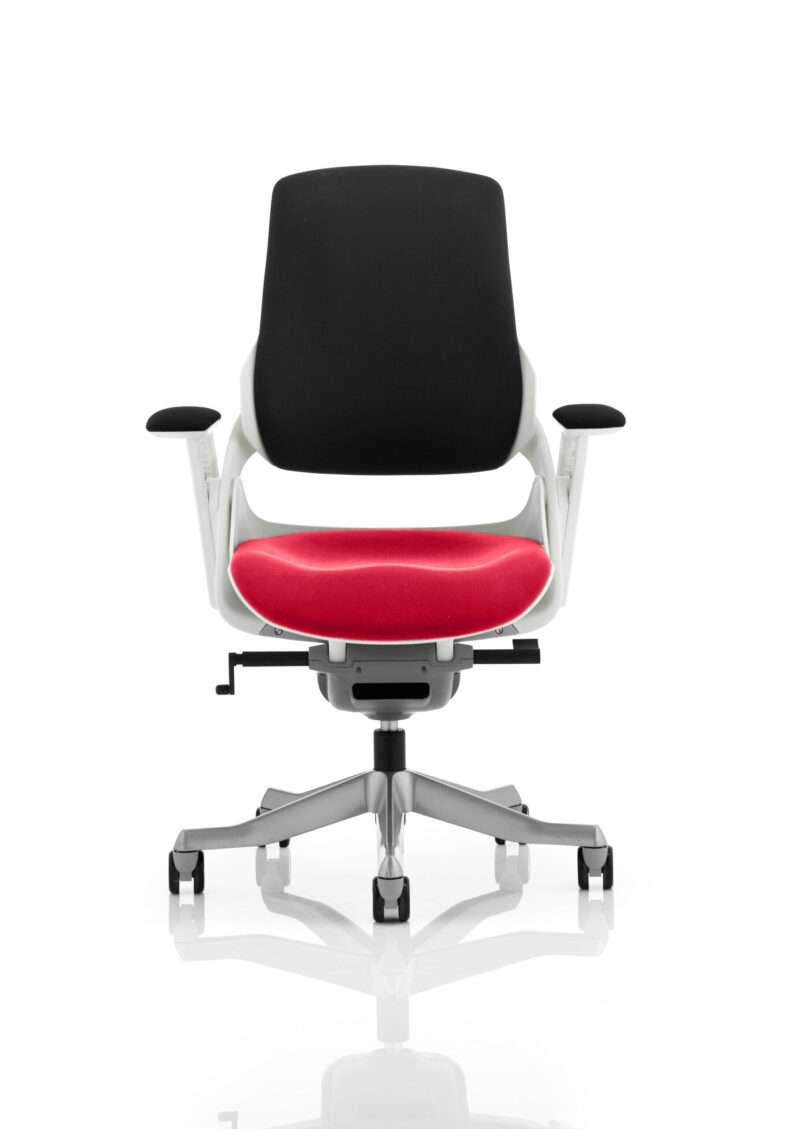 Grasp High Back White Shell Executive Office Chair with Arms - Image 58