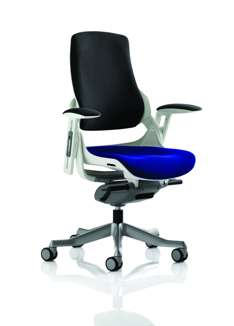 Grasp High Back White Shell Executive Office Chair with Arms - Image 60