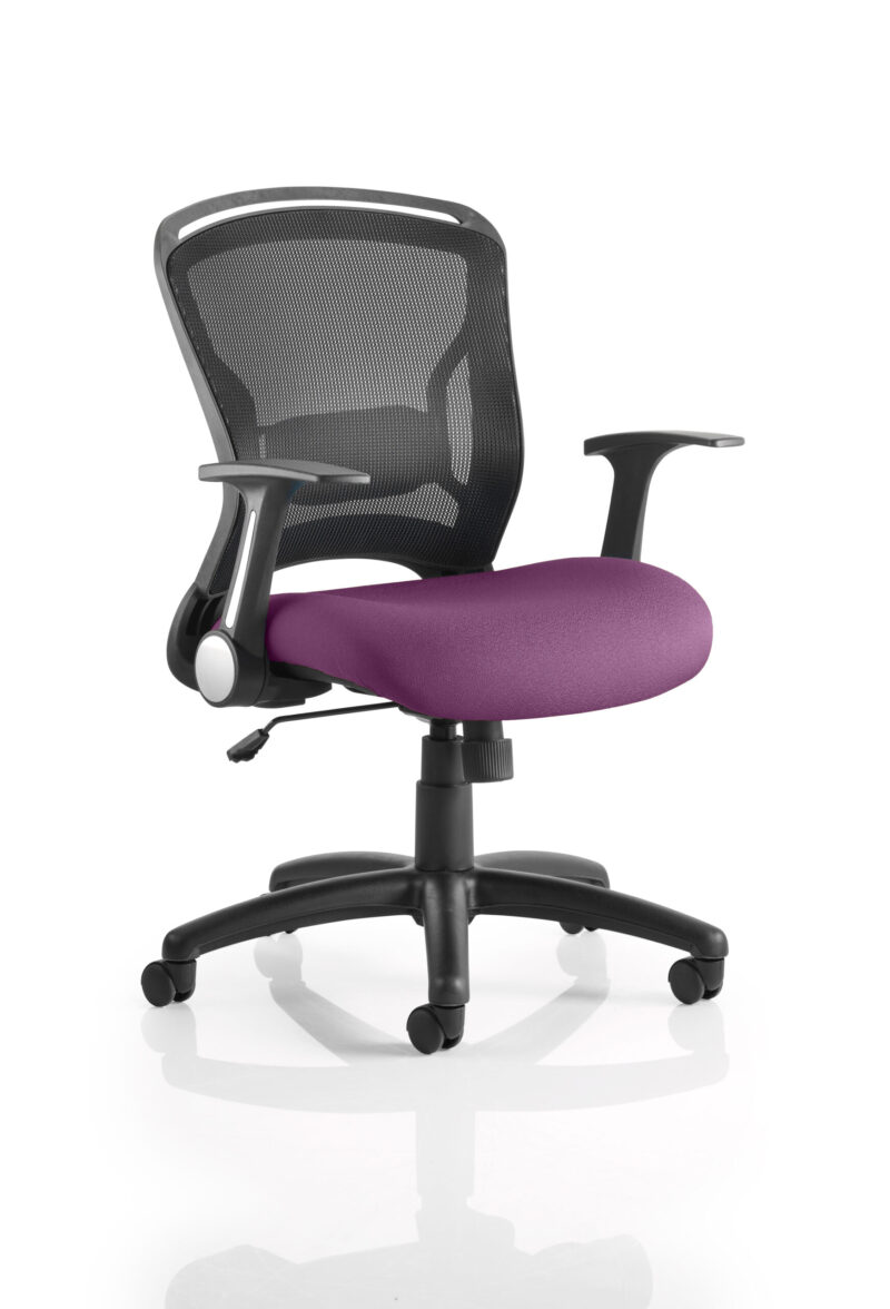 Harbour Medium Mesh Back Task Operator Office Chair with Arms - Image 11