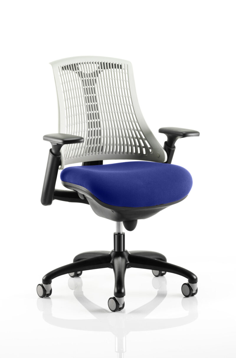 Swift Medium Back Black Frame Task Operator Office Chair with Arms - Image 26