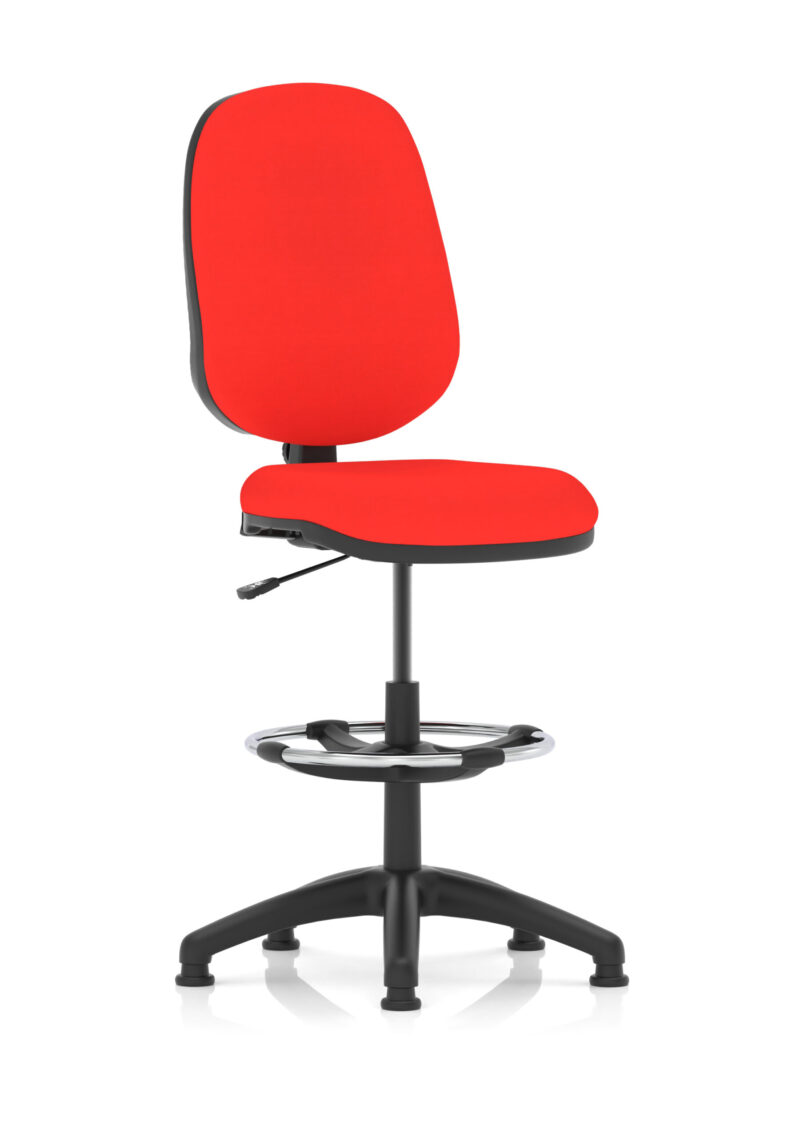 Slide Plus I Medium Back Task Operator Office Chair with Hi Rise Draughtsman Kit - Image 10