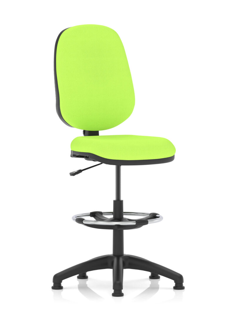 Slide Plus I Medium Back Task Operator Office Chair with Hi Rise Draughtsman Kit - Image 11