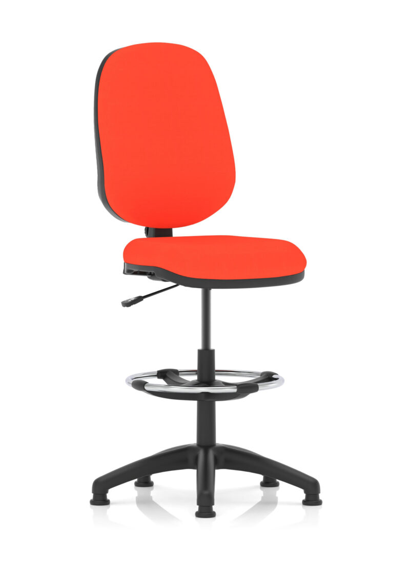 Slide Plus I Medium Back Task Operator Office Chair with Hi Rise Draughtsman Kit - Image 13