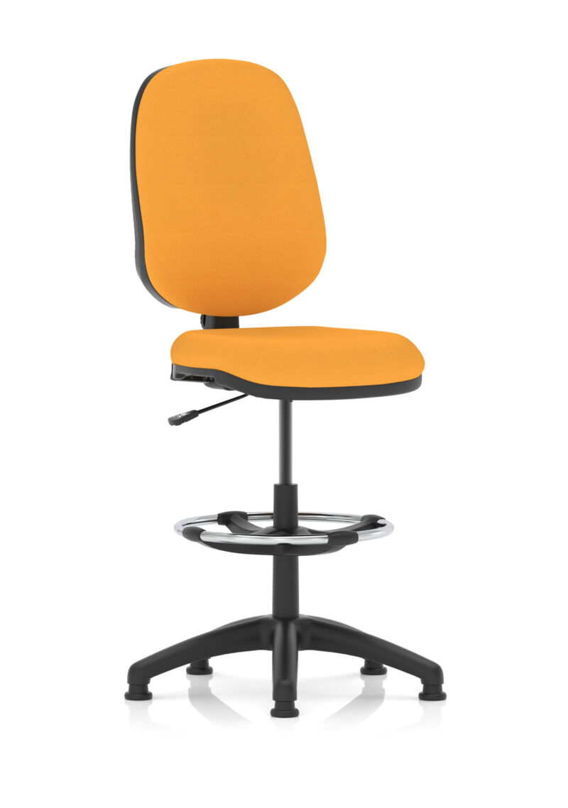 Slide Plus I Medium Back Task Operator Office Chair with Hi Rise Draughtsman Kit - Image 14