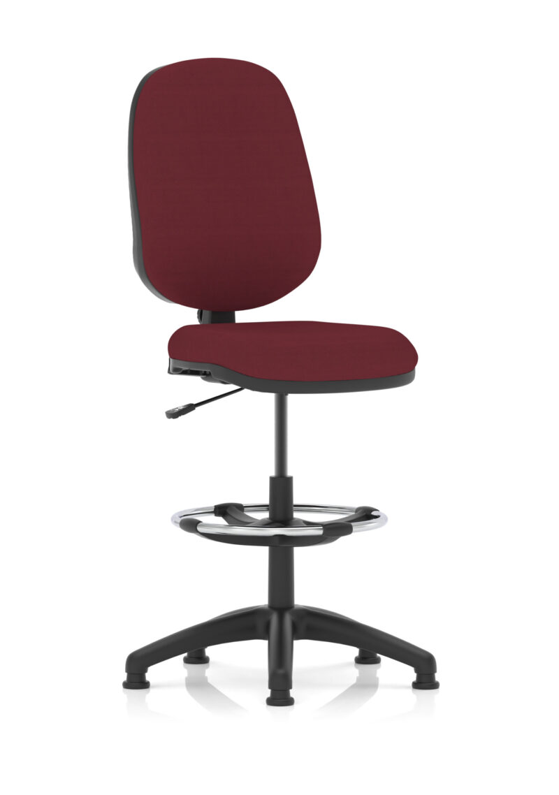 Slide Plus I Medium Back Task Operator Office Chair with Hi Rise Draughtsman Kit - Image 15