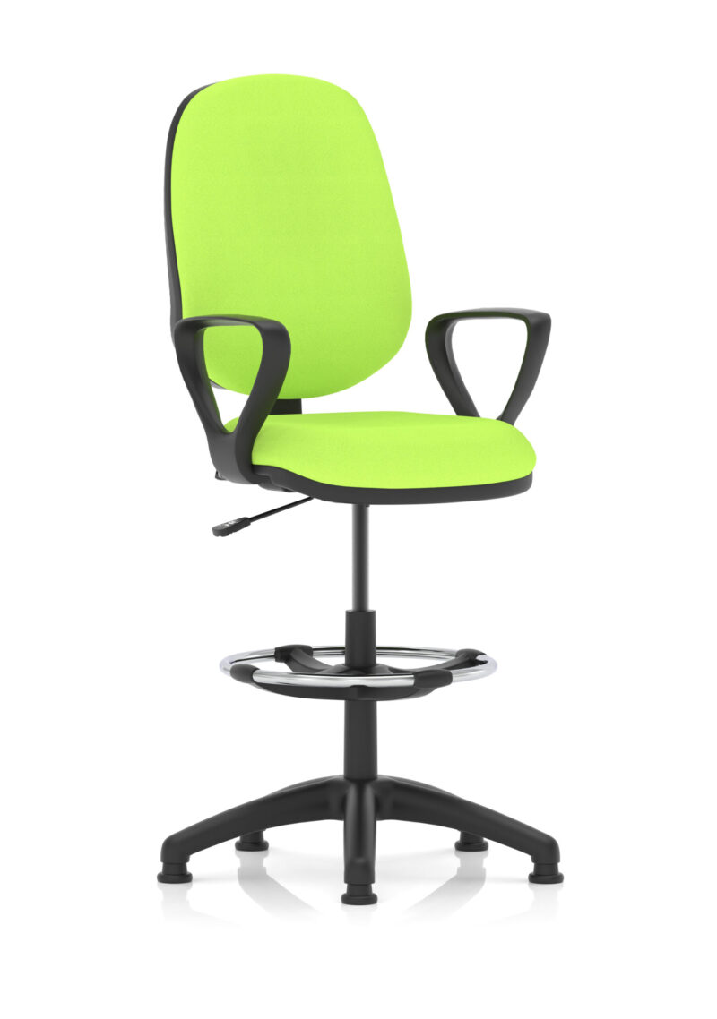 Slide Plus I Medium Back Task Operator Office Chair with Hi Rise Draughtsman Kit - Image 27