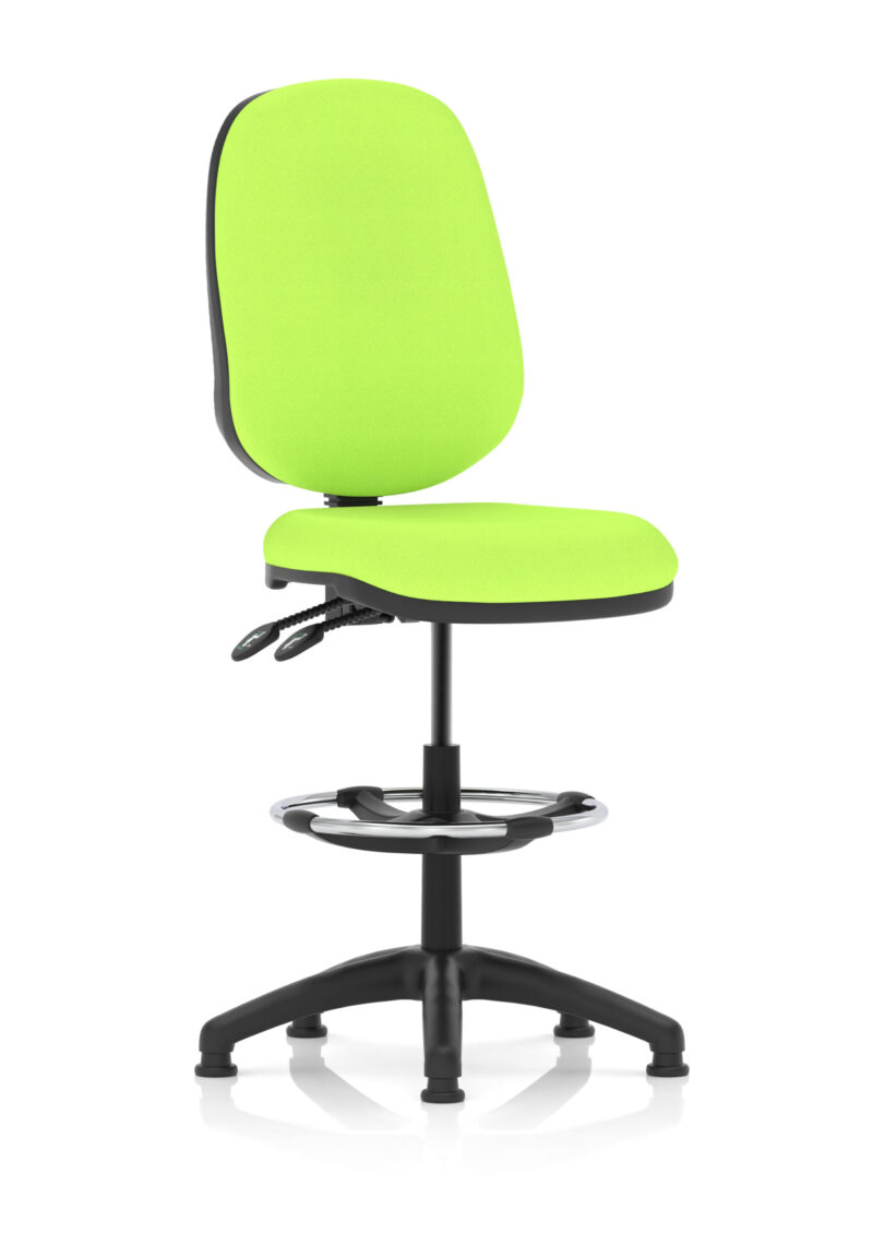 Slide Plus II Task Operator Office Chair with Hi Rise Draughtsman Kit - Image 16