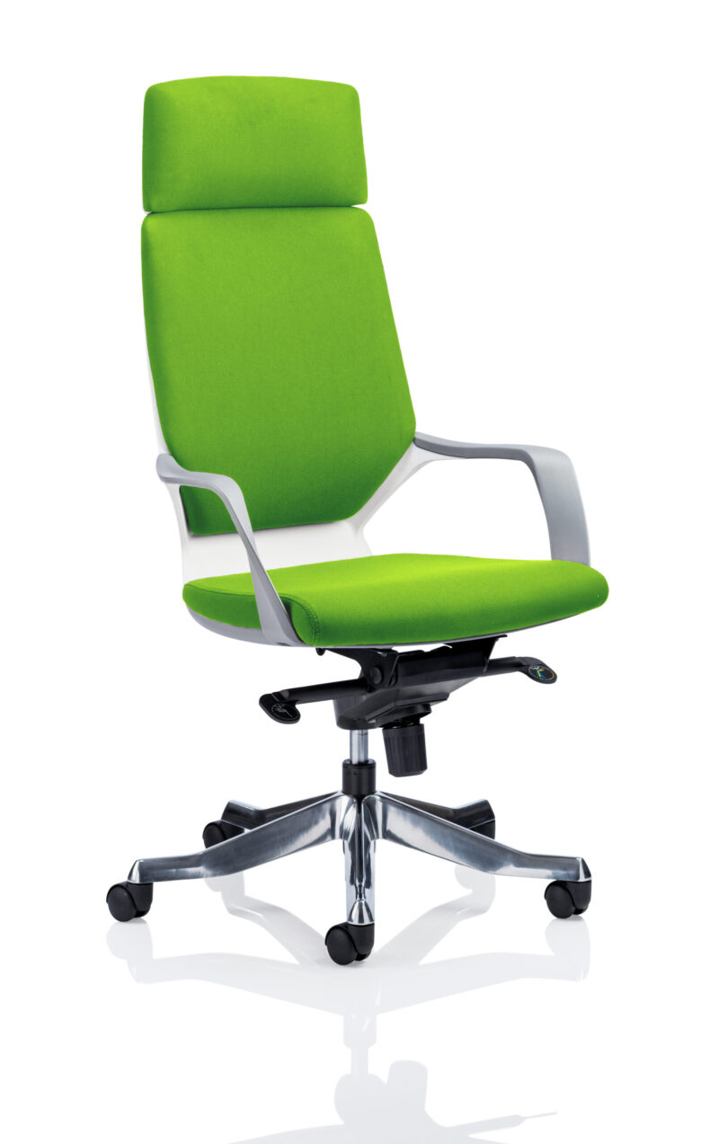 Flock High Back Executive Office Chair with Arms - Image 3