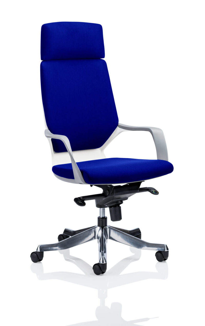 Flock High Back Executive Office Chair with Arms - Image 4