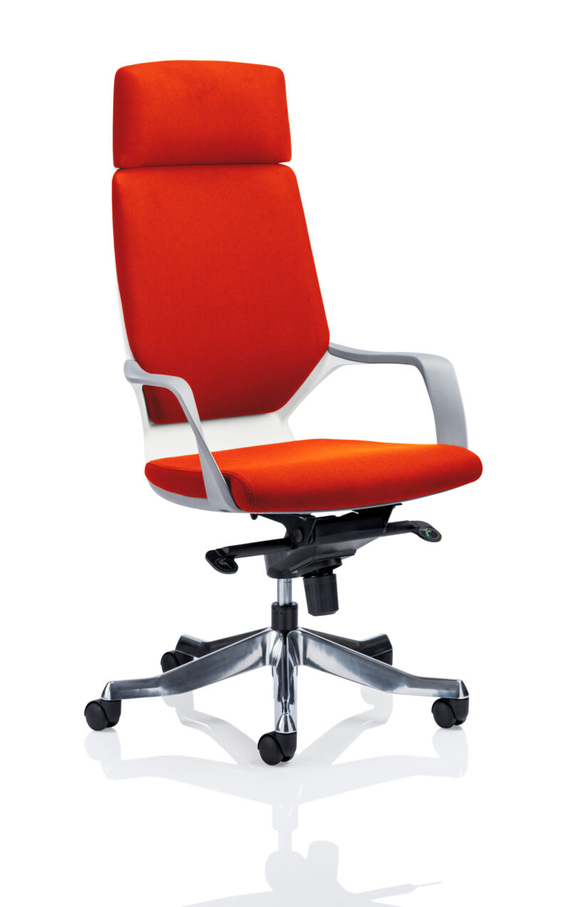 Flock High Back Executive Office Chair with Arms - Image 5