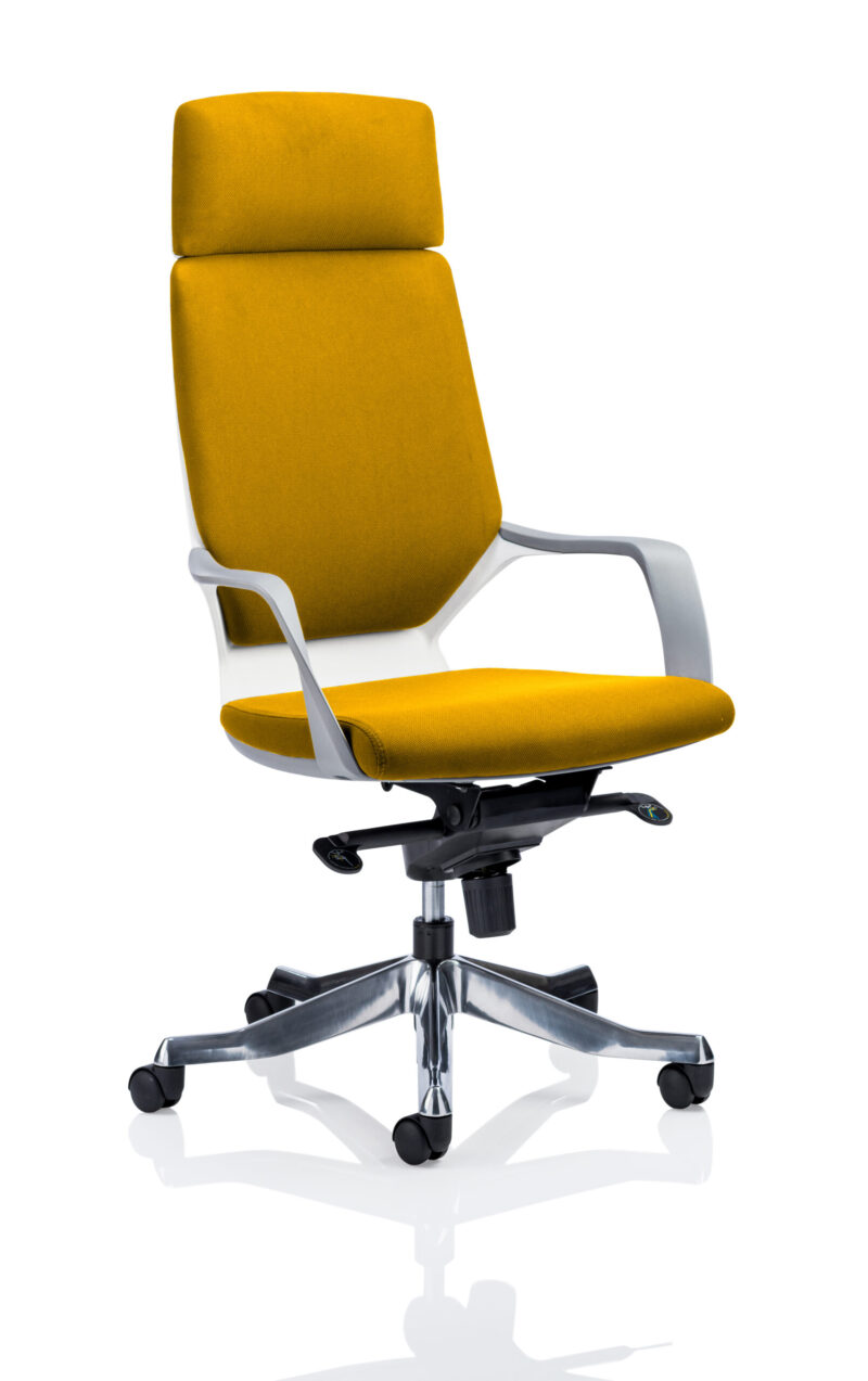 Flock High Back Executive Office Chair with Arms - Image 6