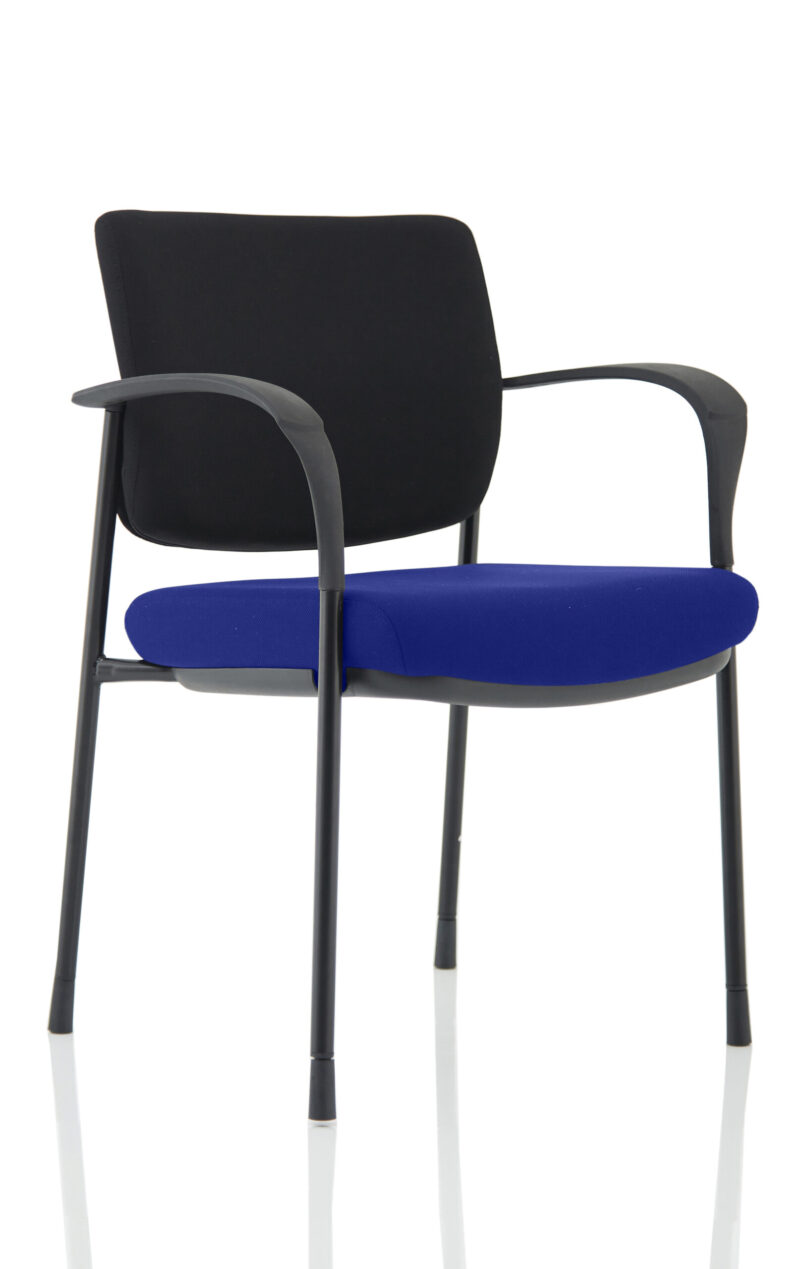 Scout Deluxe Medium Back Stacking Visitor Office Chair with Arms - Image 6