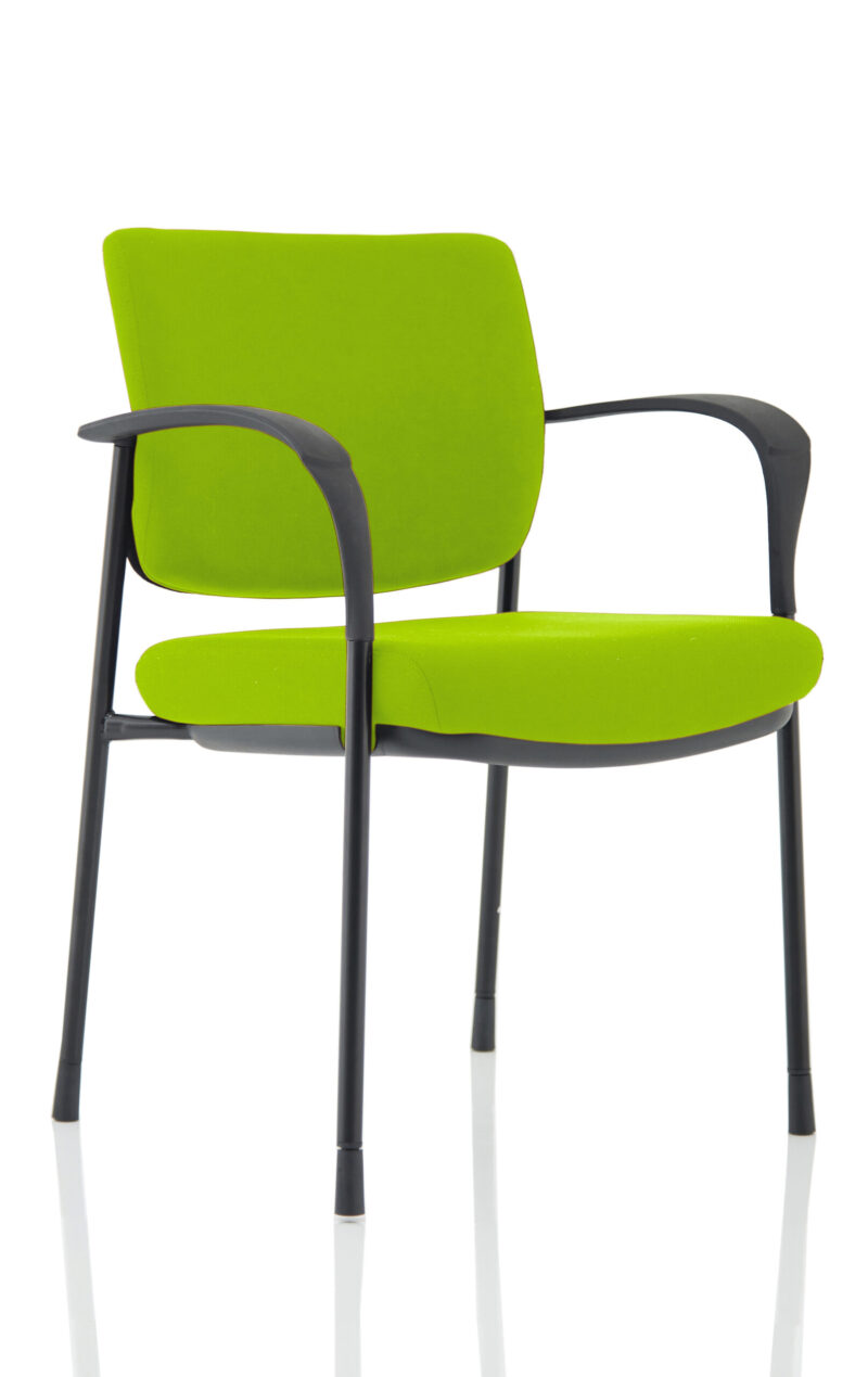 Scout Deluxe Medium Back Stacking Visitor Office Chair with Arms - Image 20