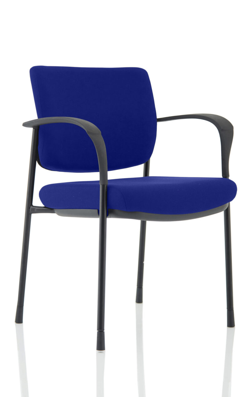 Scout Deluxe Medium Back Stacking Visitor Office Chair with Arms - Image 22