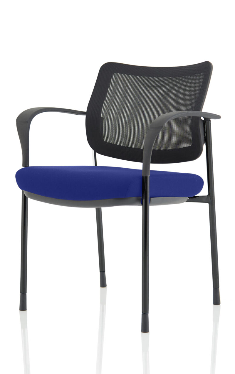 Scout Deluxe Medium Back Stacking Visitor Office Chair with Arms - Image 44