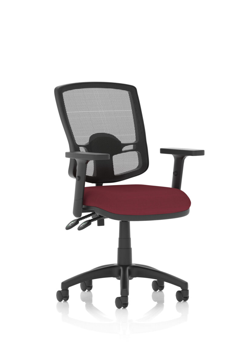 Slide Plus II Deluxe Mesh Back Task Operator Office Chair - Image 34
