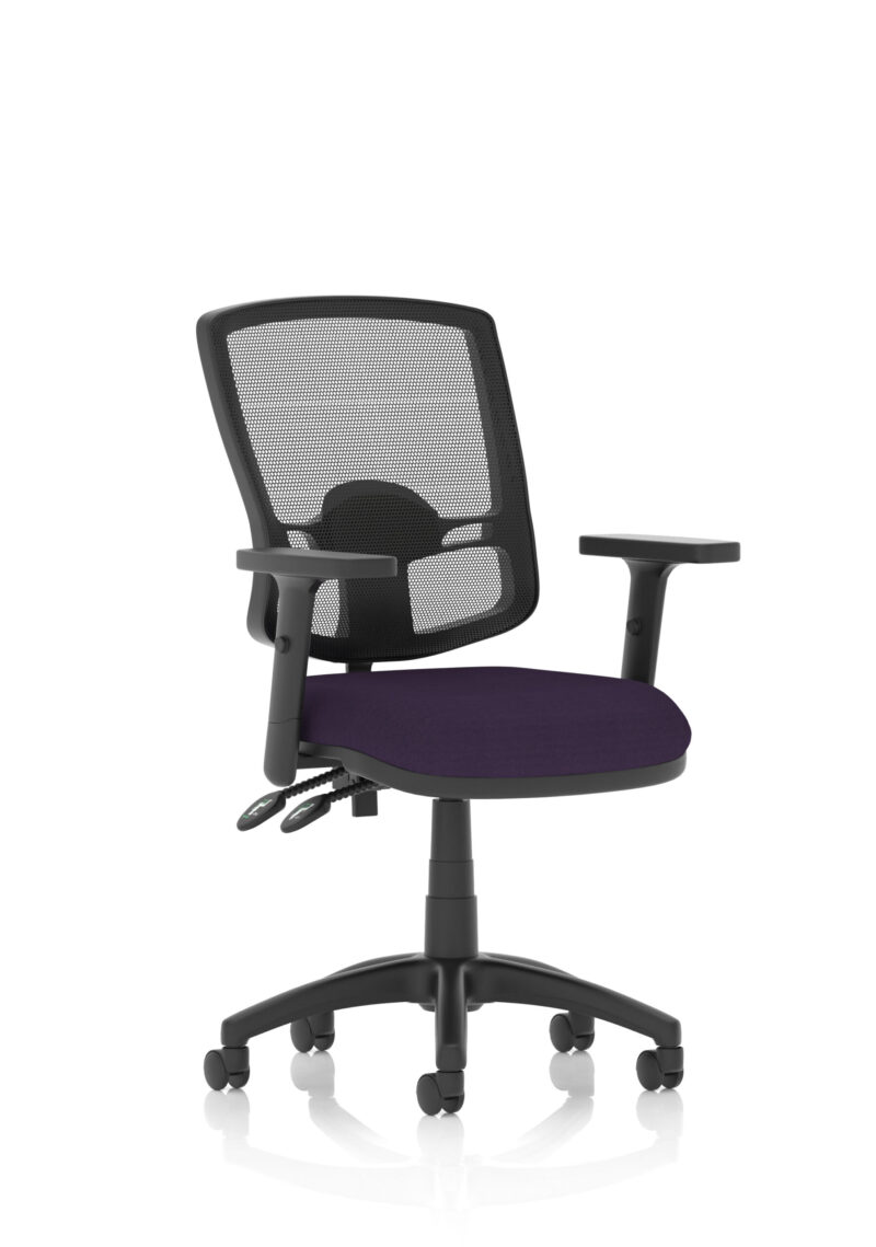 Slide Plus II Deluxe Mesh Back Task Operator Office Chair - Image 52