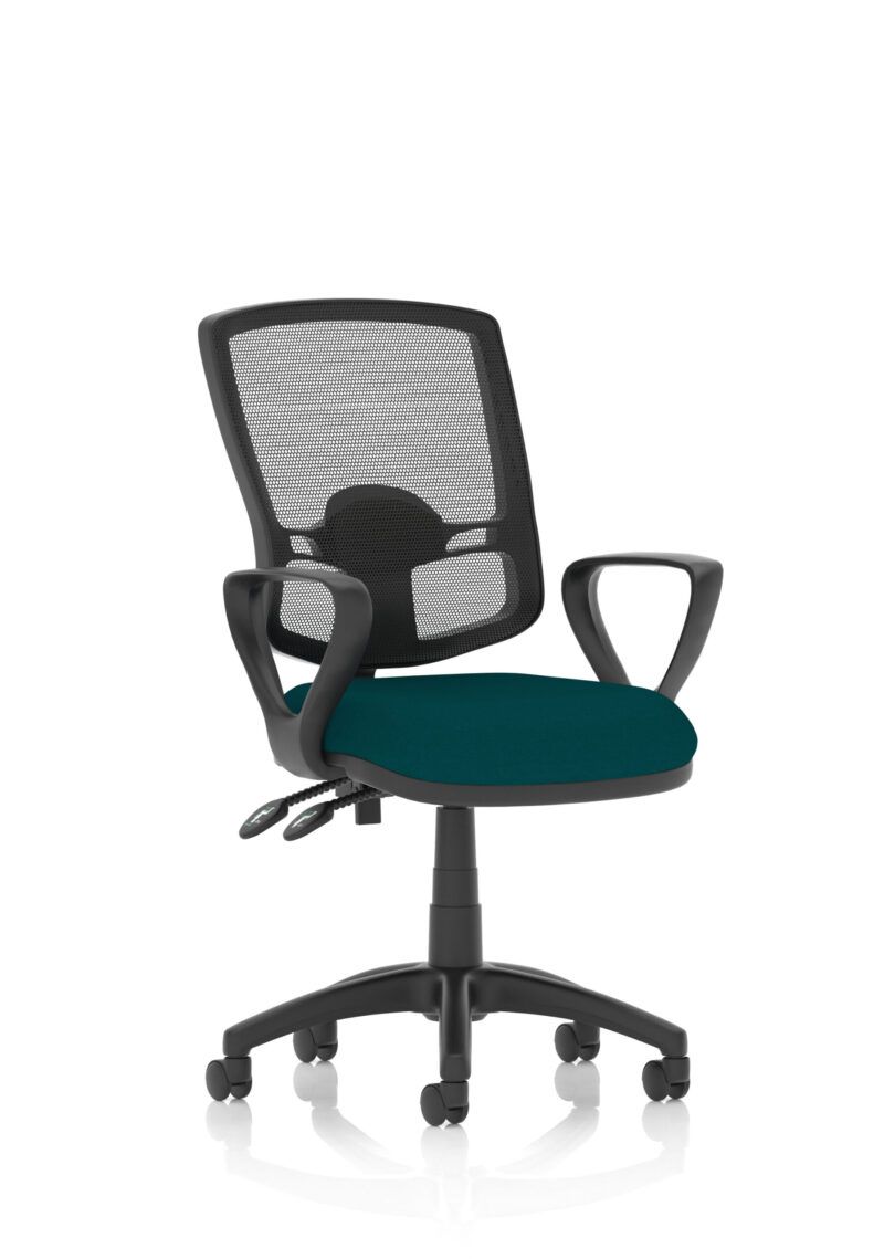 Slide Plus II Deluxe Mesh Back Task Operator Office Chair - Image 36