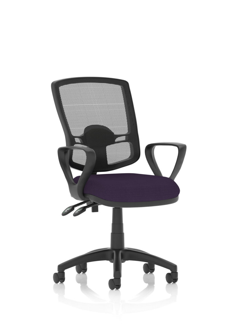 Slide Plus II Deluxe Mesh Back Task Operator Office Chair - Image 51