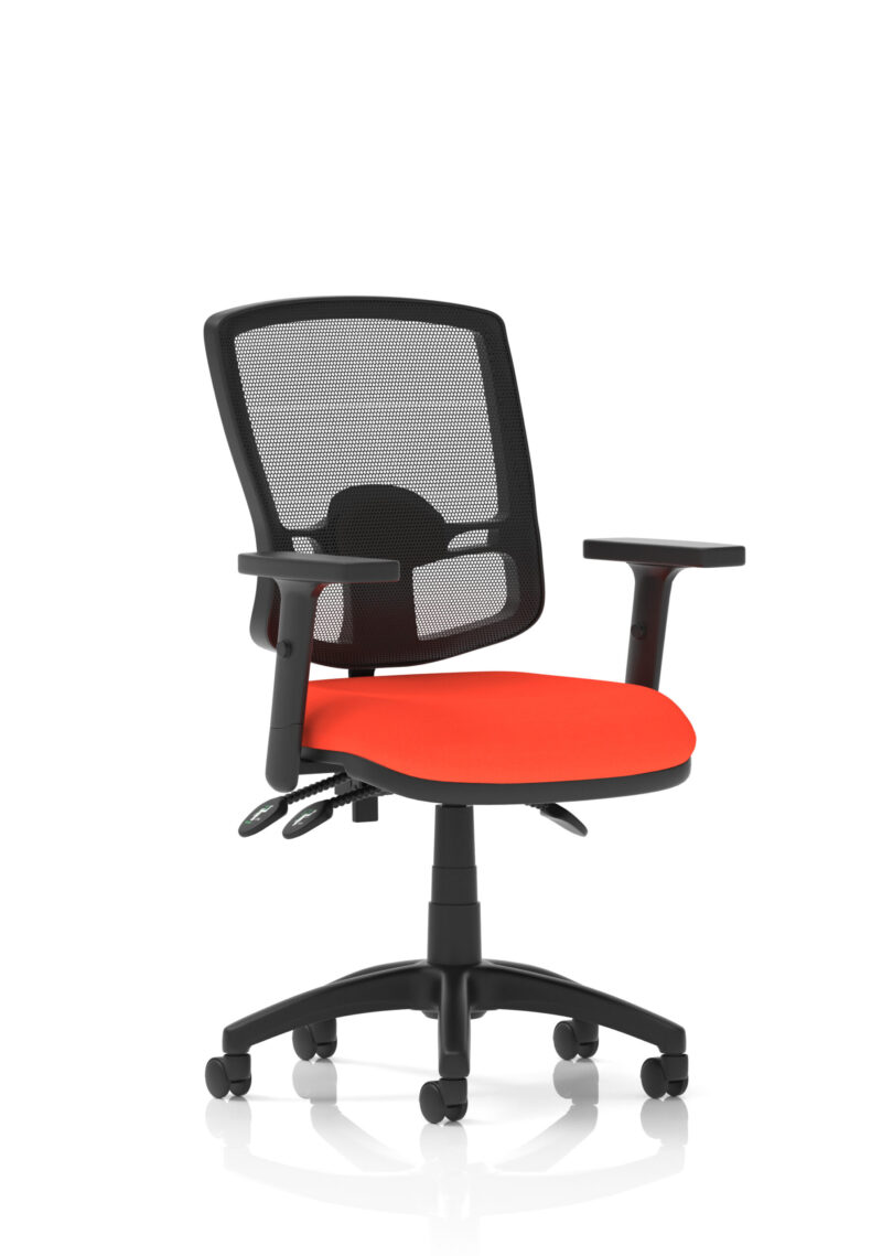 Slide Plus III Deluxe Medium Mesh Back Task Operator Office Chair - Image 47