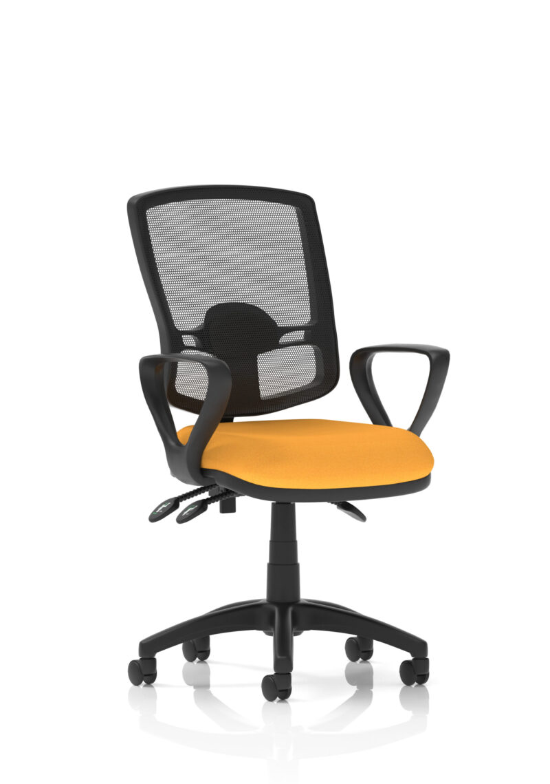 Slide Plus III Deluxe Medium Mesh Back Task Operator Office Chair - Image 37