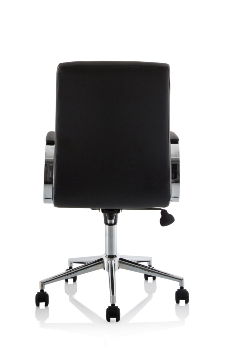 Fold Medium Back Leather Executive Office Chair with Arms - Image 39