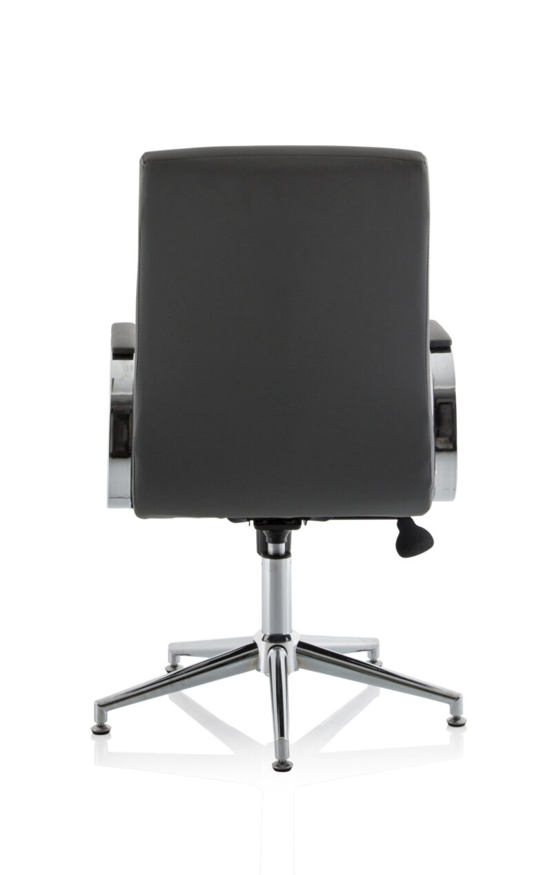 Fold Medium Back Leather Executive Office Chair with Arms - Image 49