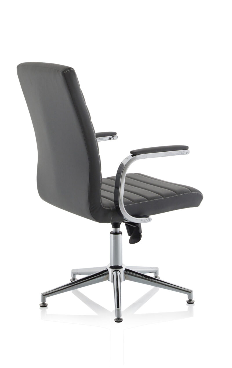 Fold Medium Back Leather Executive Office Chair with Arms - Image 50
