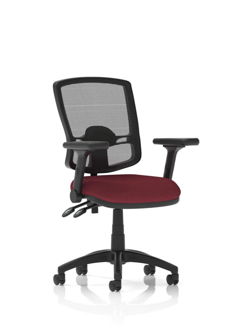 Slide Plus II Deluxe Mesh Back Task Operator Office Chair - Image 54