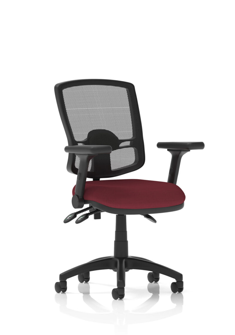 Slide Plus III Deluxe Medium Mesh Back Task Operator Office Chair - Image 49