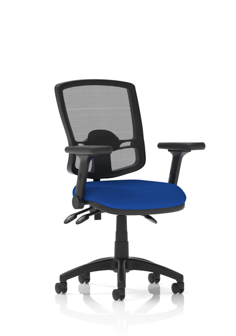 Slide Plus III Deluxe Medium Mesh Back Task Operator Office Chair - Image 53