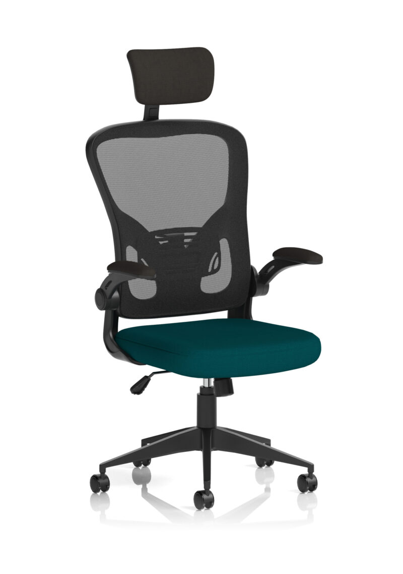Pulse Executive Mesh Chair With Folding Arms - Image 11