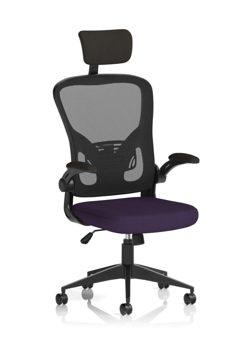 Pulse Executive Mesh Chair With Folding Arms - Image 16