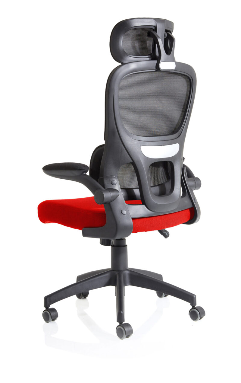 Tone Task Operator Mesh Back Fabric Seat With Headrest - Image 13