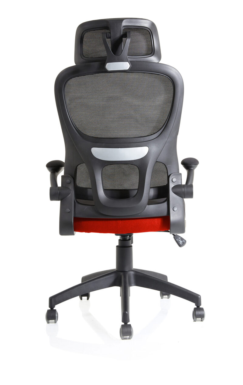 Tone Task Operator Mesh Back Fabric Seat With Headrest - Image 14