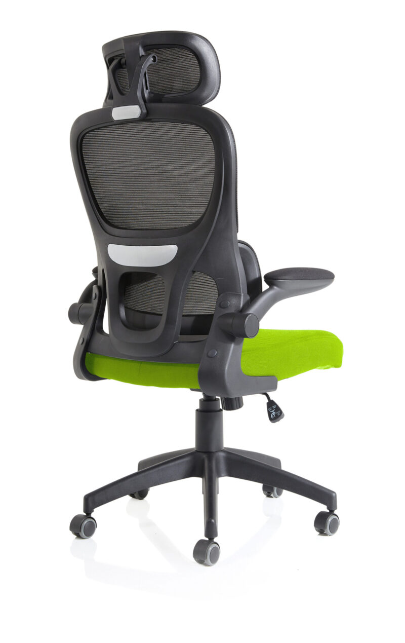 Tone Task Operator Mesh Back Fabric Seat With Headrest - Image 23