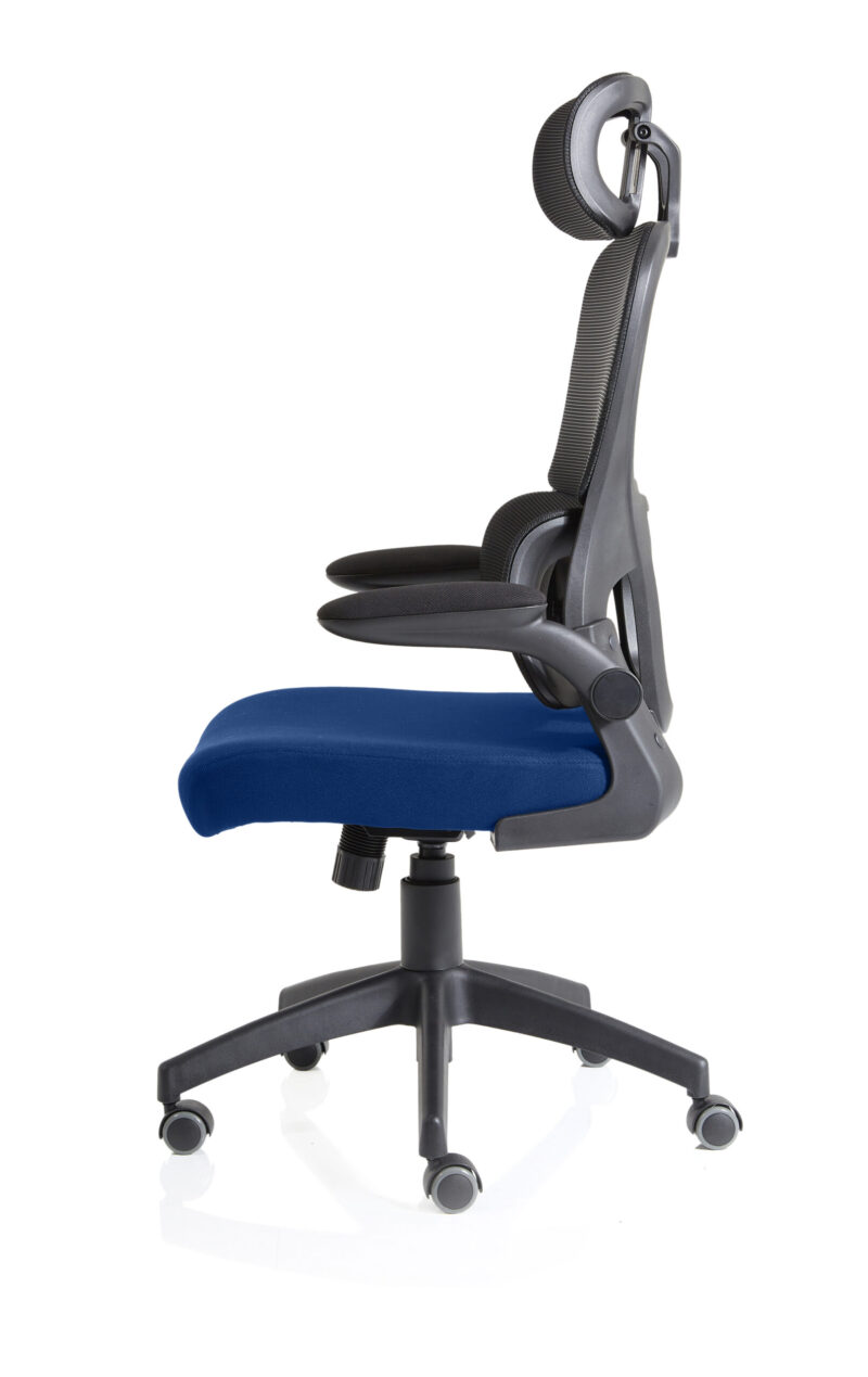 Tone Task Operator Mesh Back Fabric Seat With Headrest - Image 28
